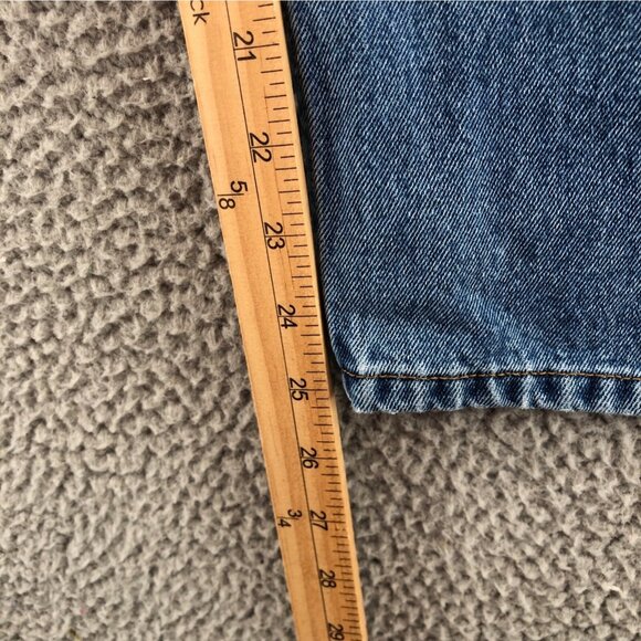 EXP Jeans Womens 9 10 Blue Medium Wash Denim Tapered Ankle Mom Everyday Vintage - Picture 10 of 12